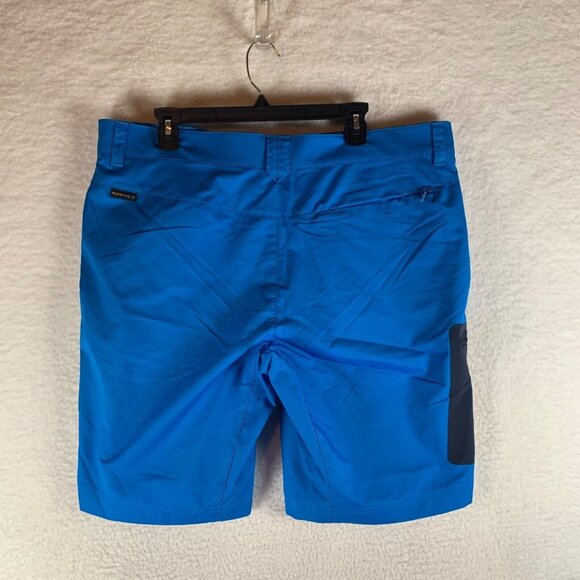 Jack Wolfskin Men's Softshell Blue Flex Shield Active Track Shorts Size XL 9003 - Picture 8 of 15